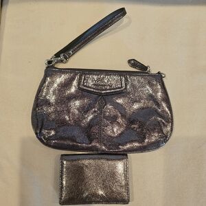 Coach clutch and wallet